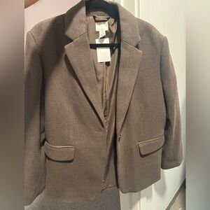 Brown blazer